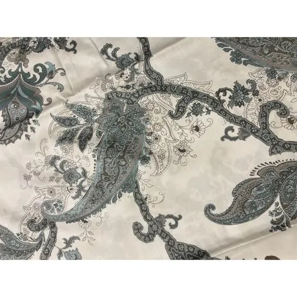 Ethan Allen Italy NEW Wynsome Paisley Queen Duvet Cover 2 Sham Set Queen/Full